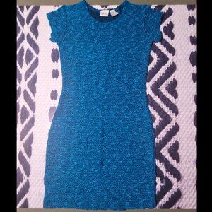 Styleworks Teal Textured Dress